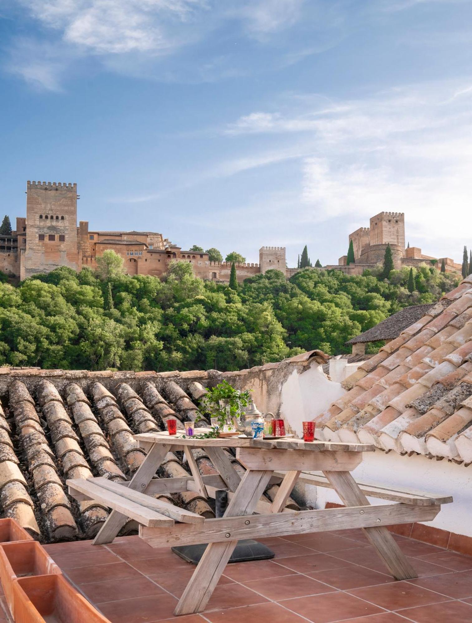 El Rincon Nazari - Vistas A La Alhambra Y Terraza Apartment Granada Luaran gambar